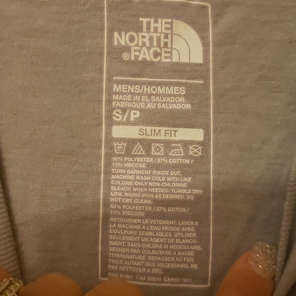 North Face slim fit grey t-shirt - Picture 4 of 7